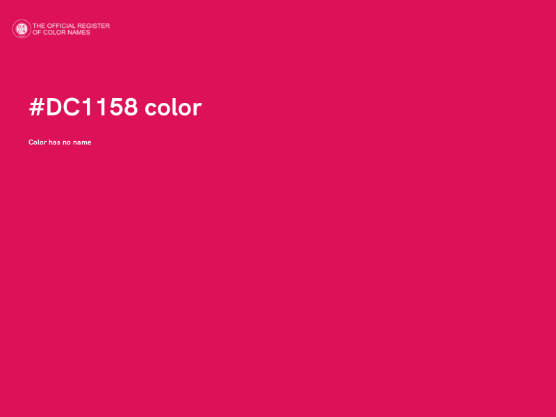 #DC1158 color image