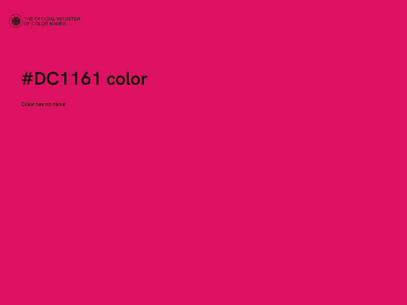 #DC1161 color image