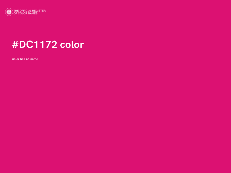 #DC1172 color image