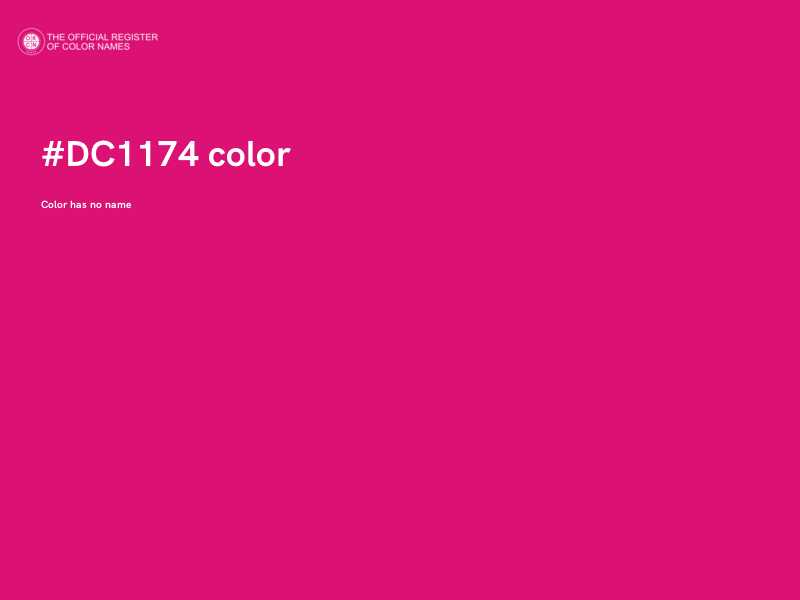 #DC1174 color image