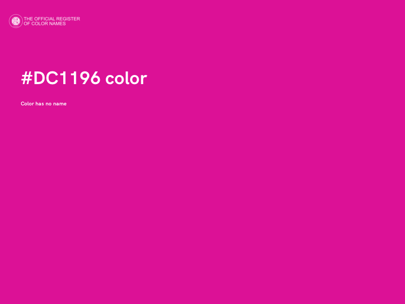 #DC1196 color image
