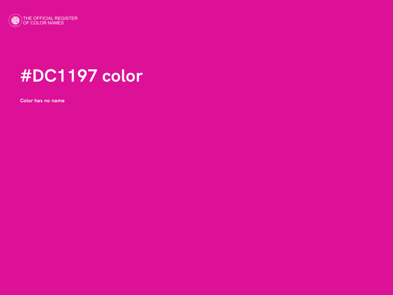#DC1197 color image