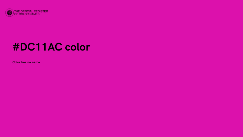 #DC11AC color image