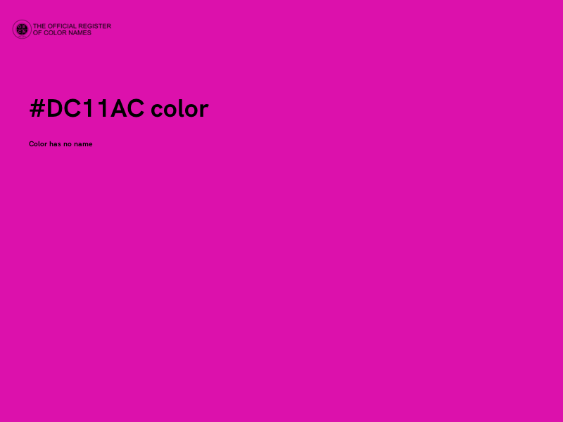 #DC11AC color image