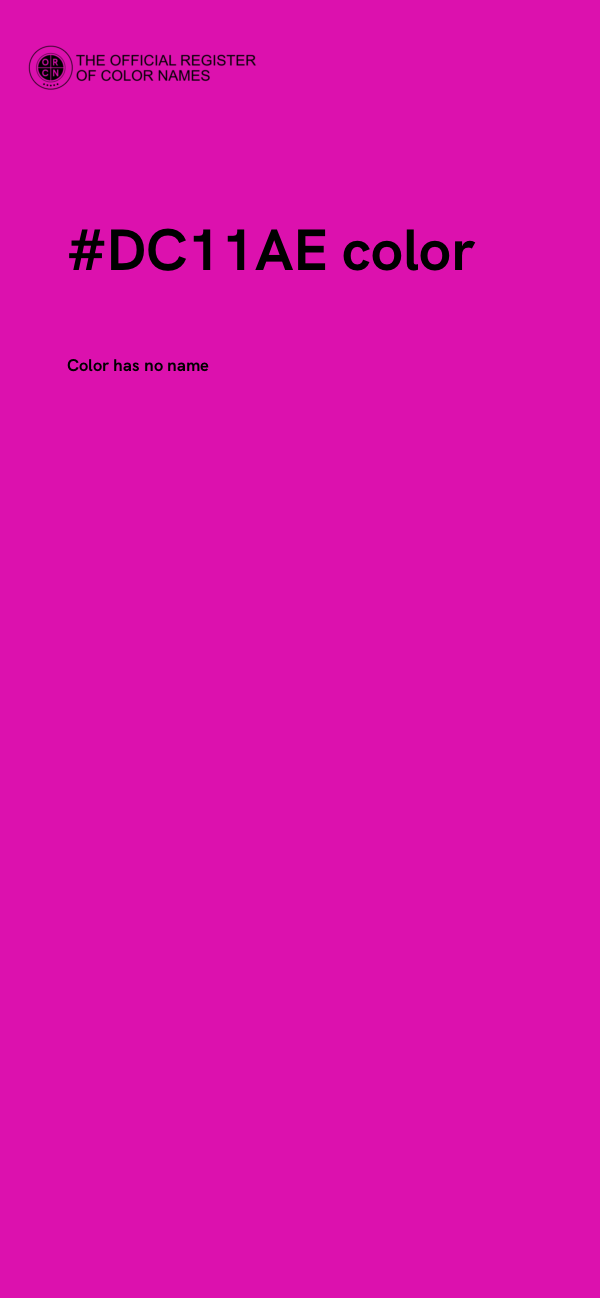#DC11AE color image
