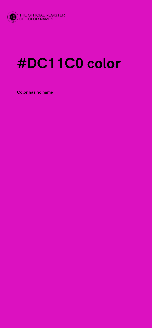 #DC11C0 color image