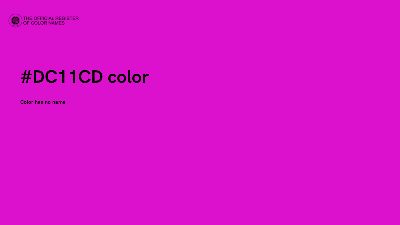 #DC11CD color image