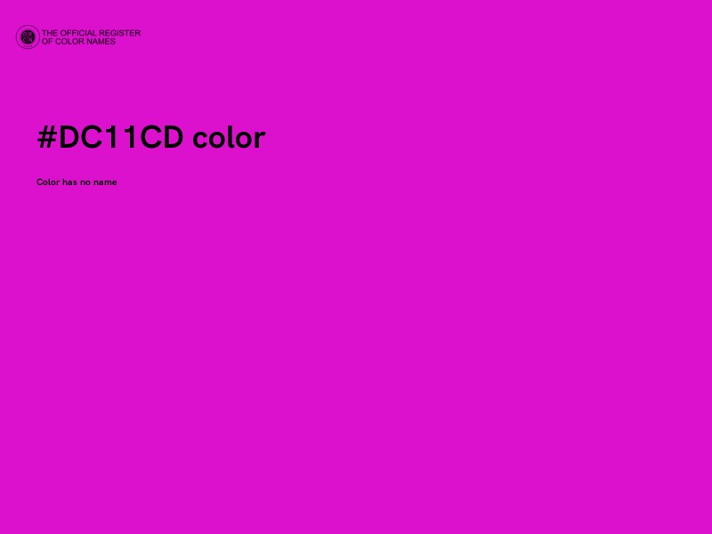 #DC11CD color image