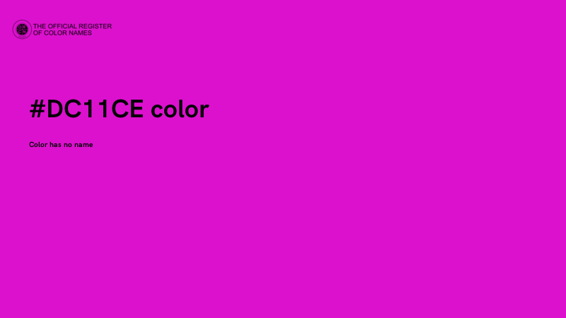 #DC11CE color image