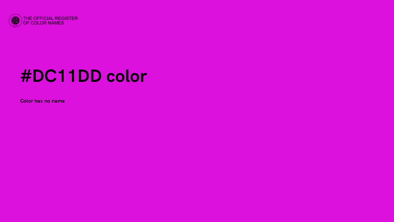 #DC11DD color image