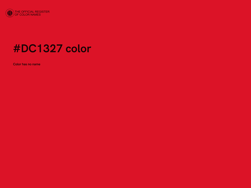 #DC1327 color image