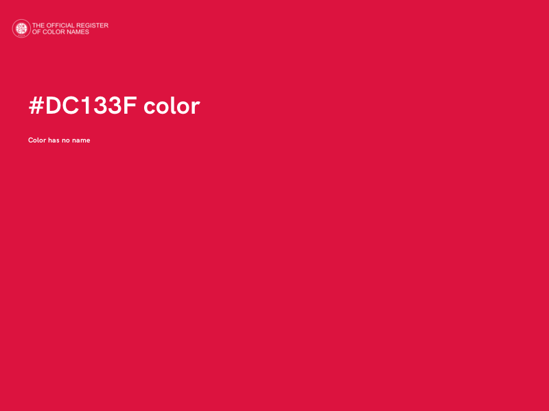 #DC133F color image