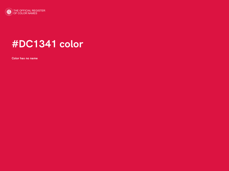 #DC1341 color image