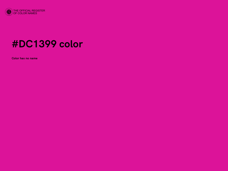 #DC1399 color image