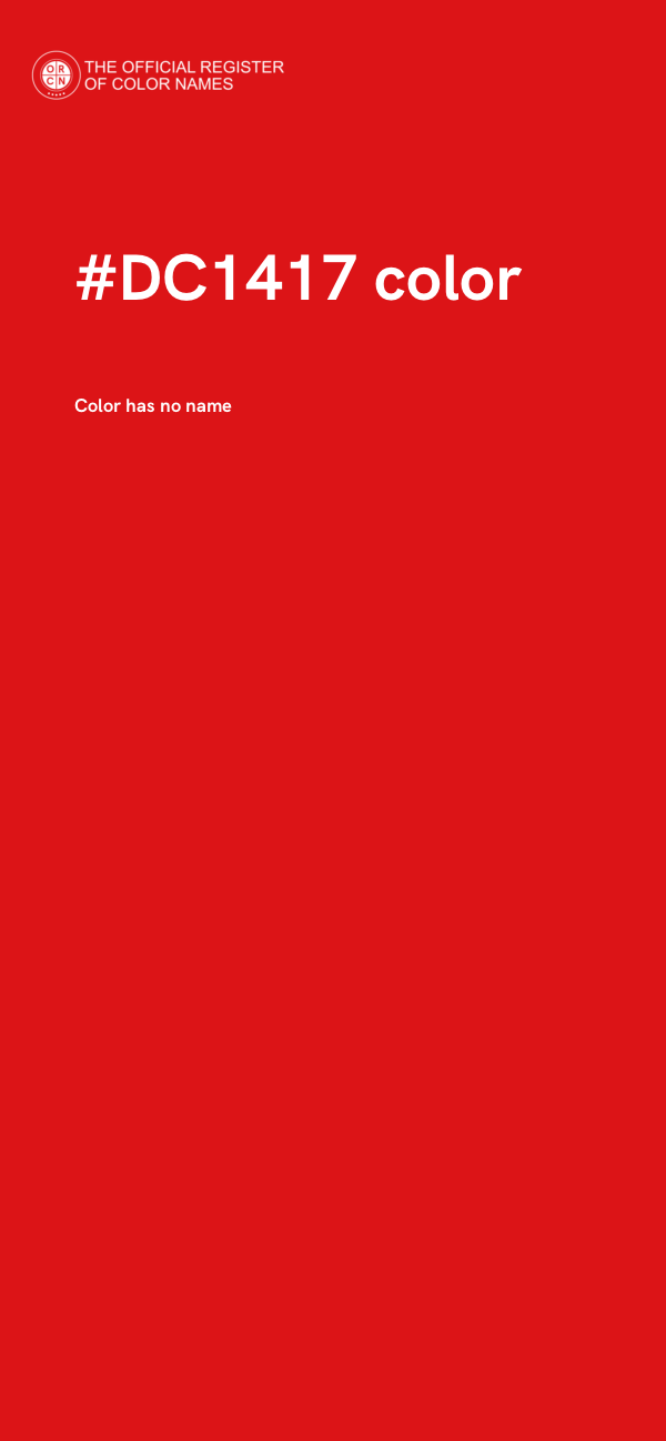 #DC1417 color image