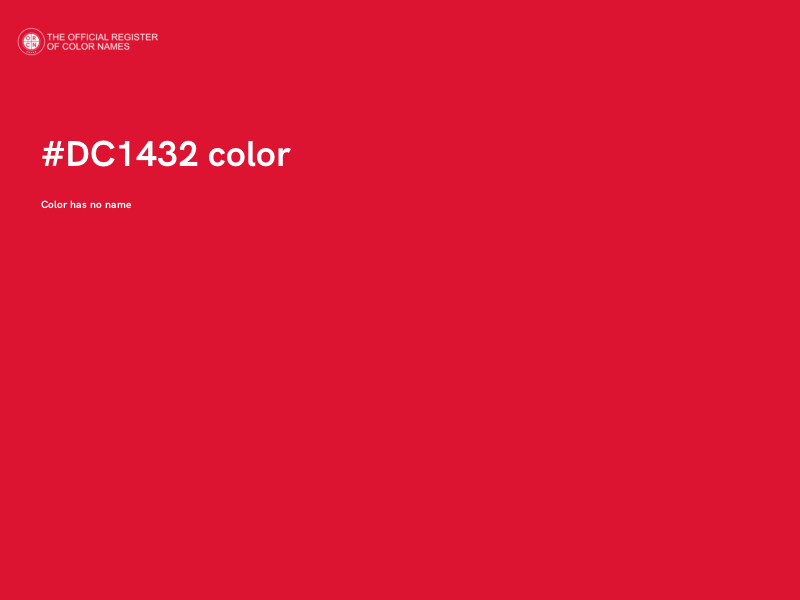 #DC1432 color image