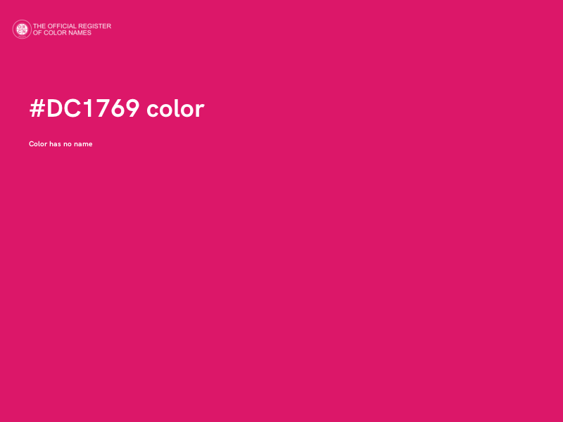 #DC1769 color image