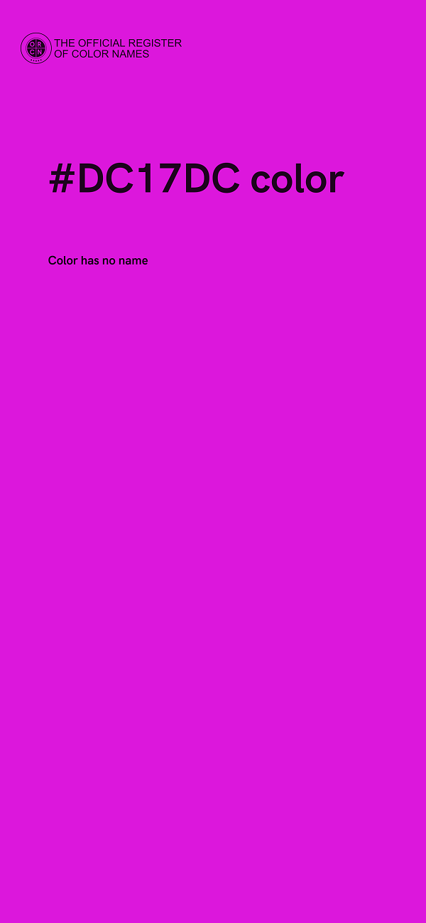#DC17DC color image