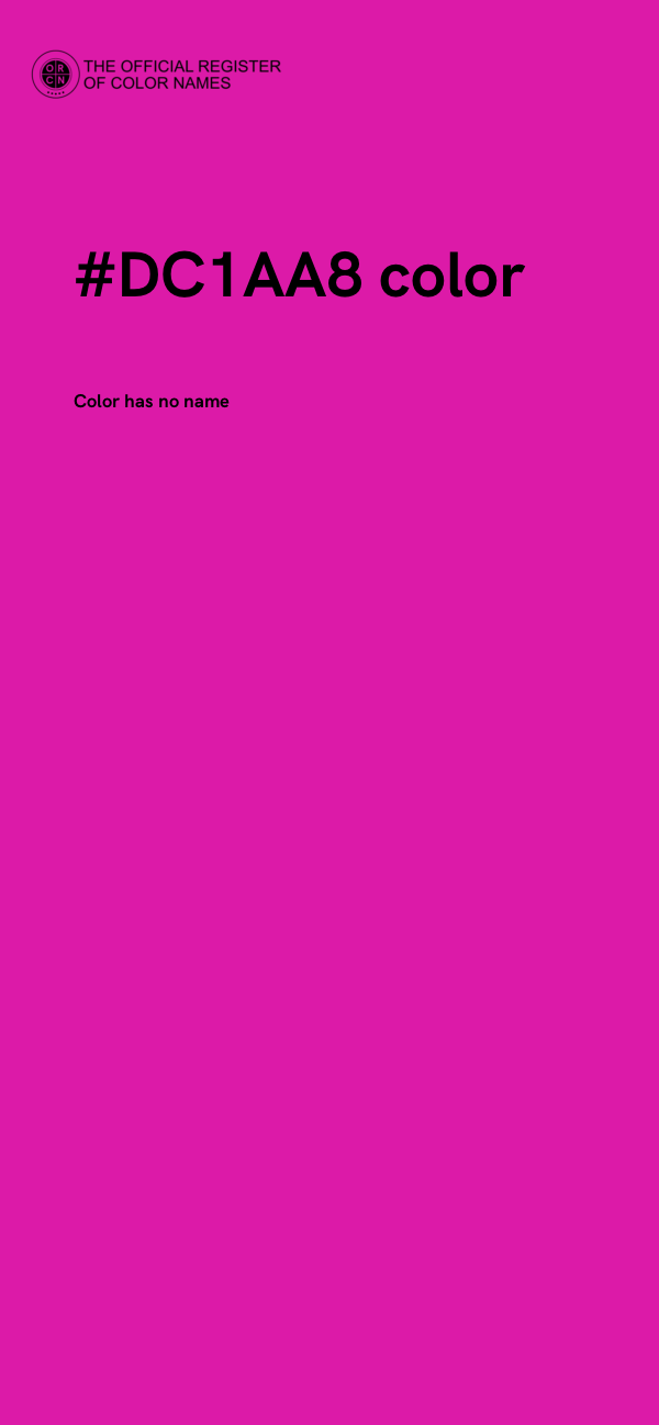 #DC1AA8 color image