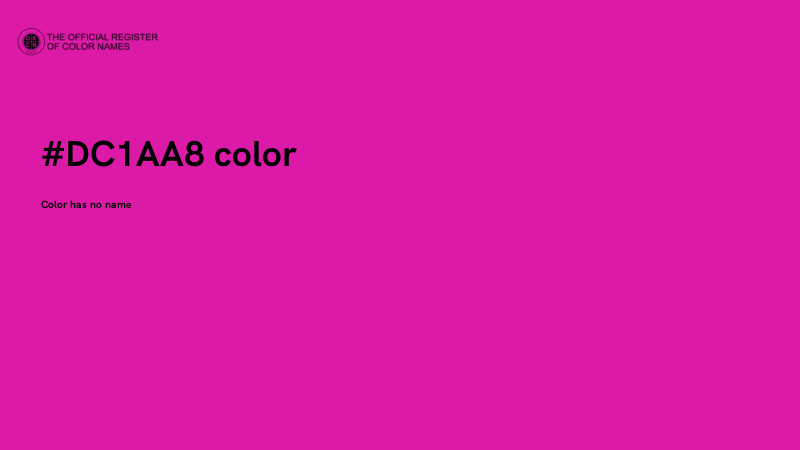 #DC1AA8 color image