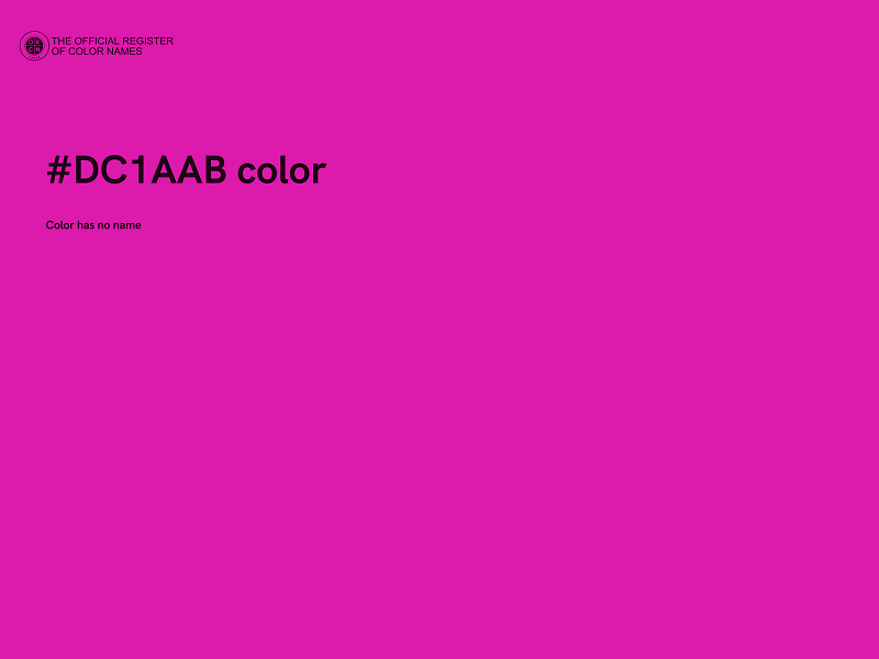 #DC1AAB color image