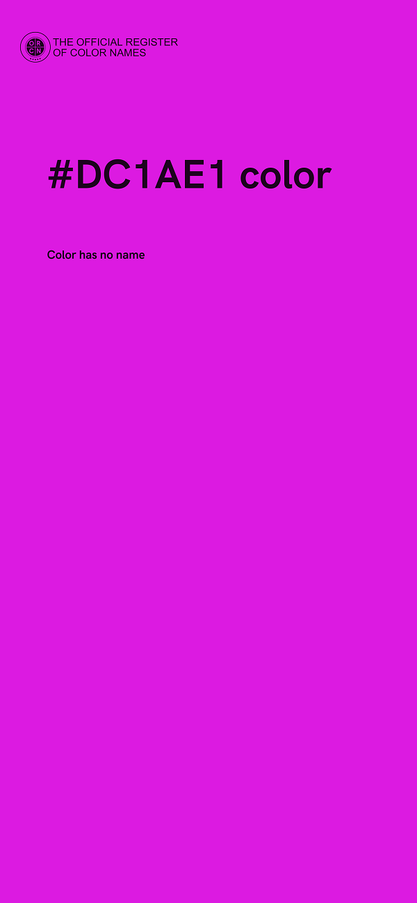 #DC1AE1 color image