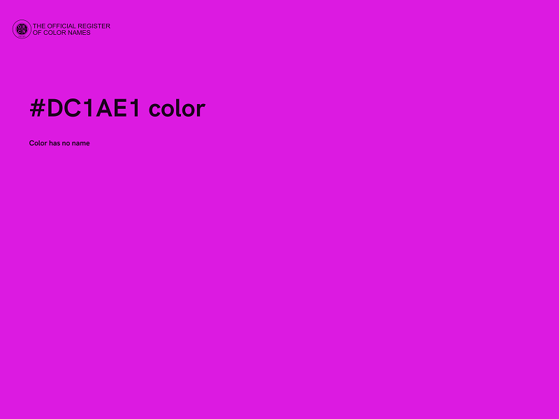 #DC1AE1 color image
