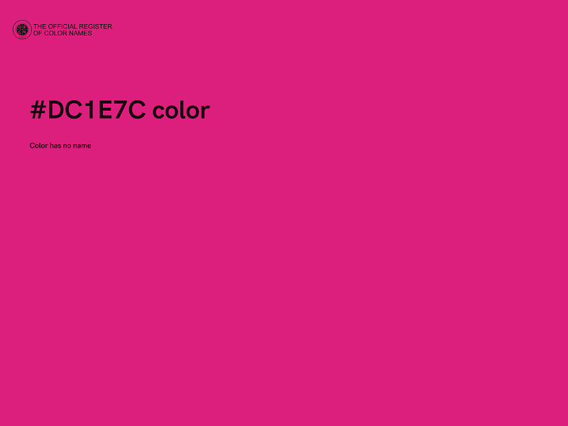 #DC1E7C color image