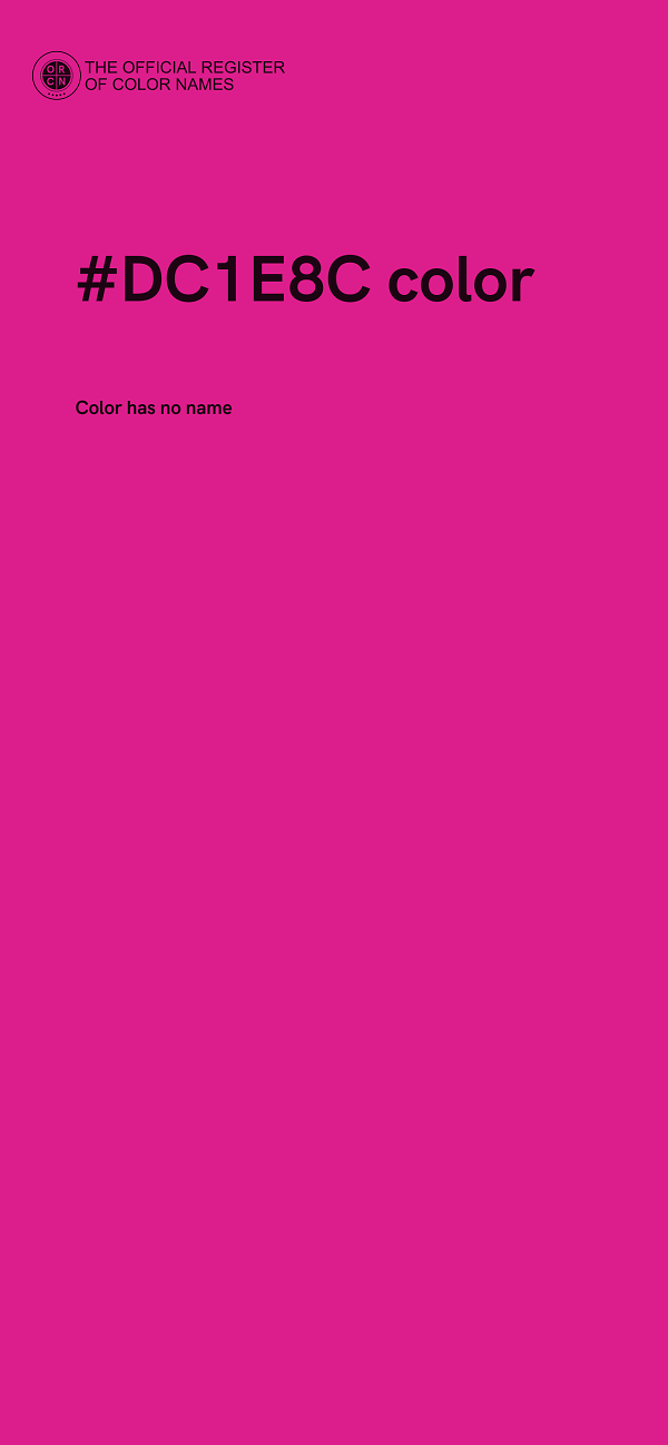 #DC1E8C color image
