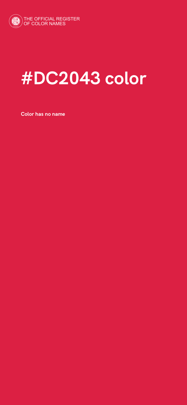 #DC2043 color image