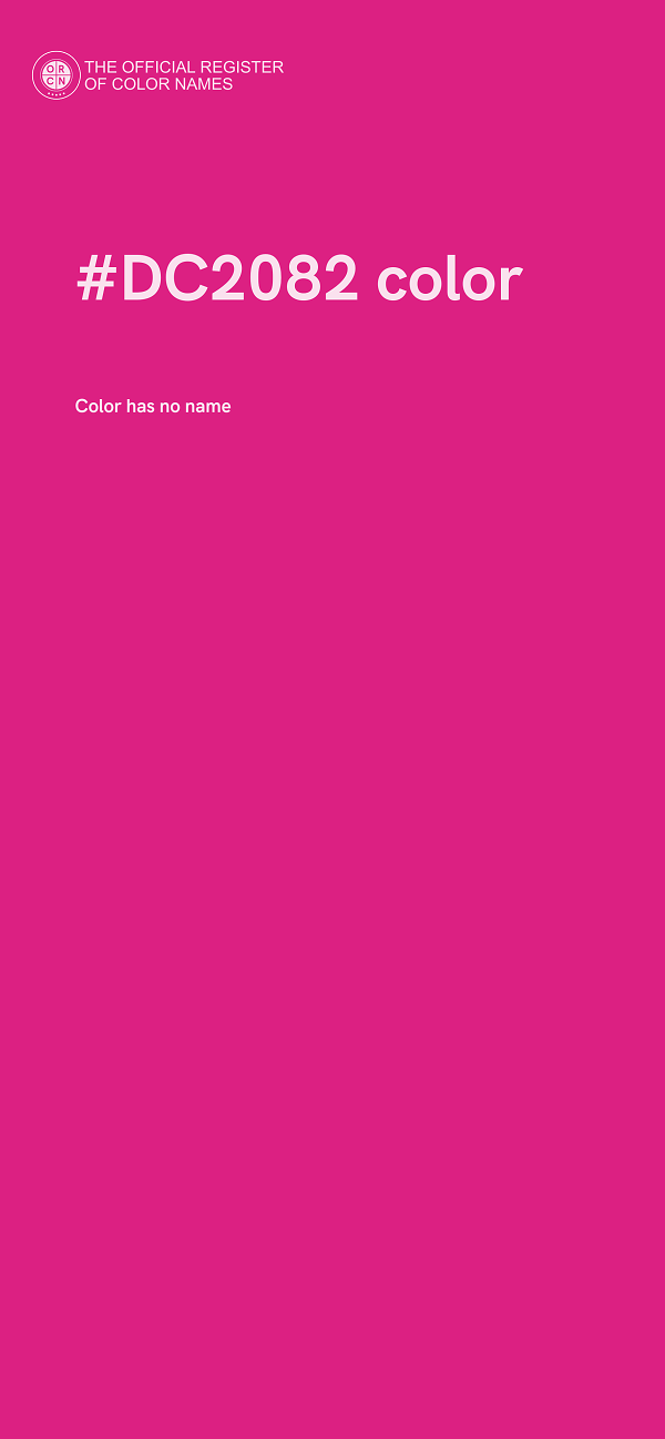 #DC2082 color image