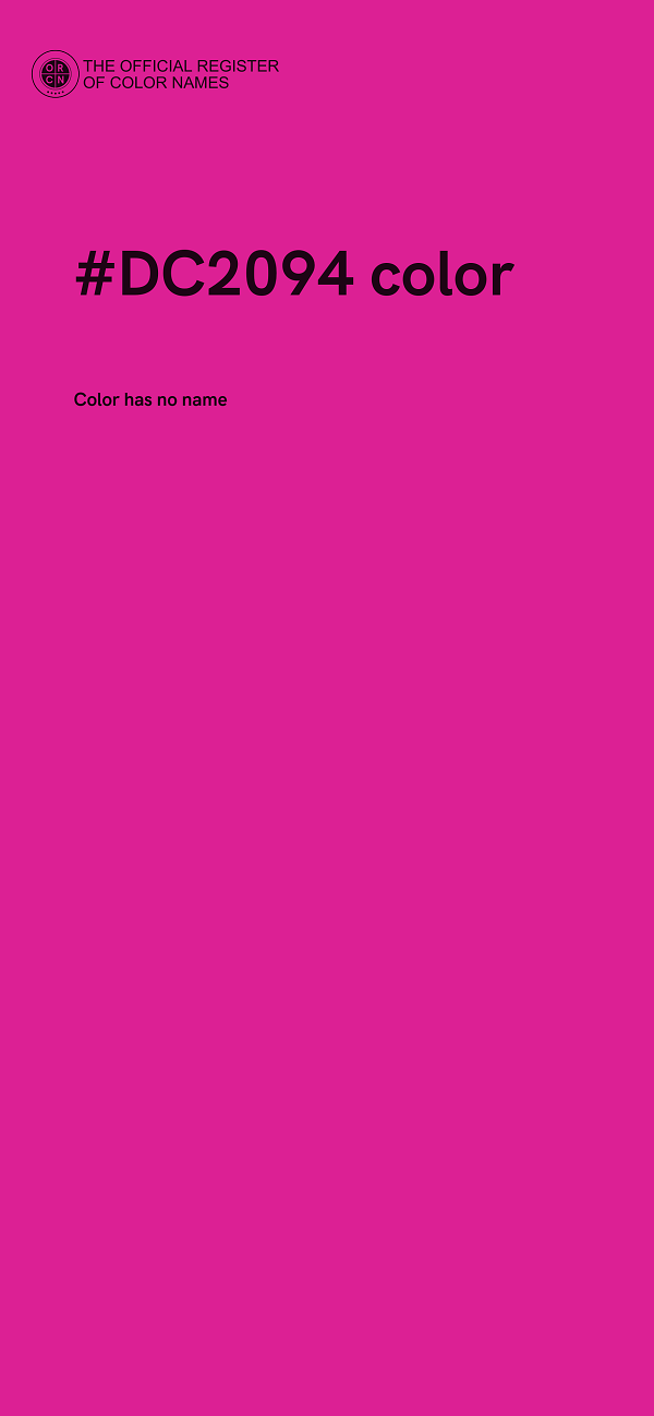 #DC2094 color image