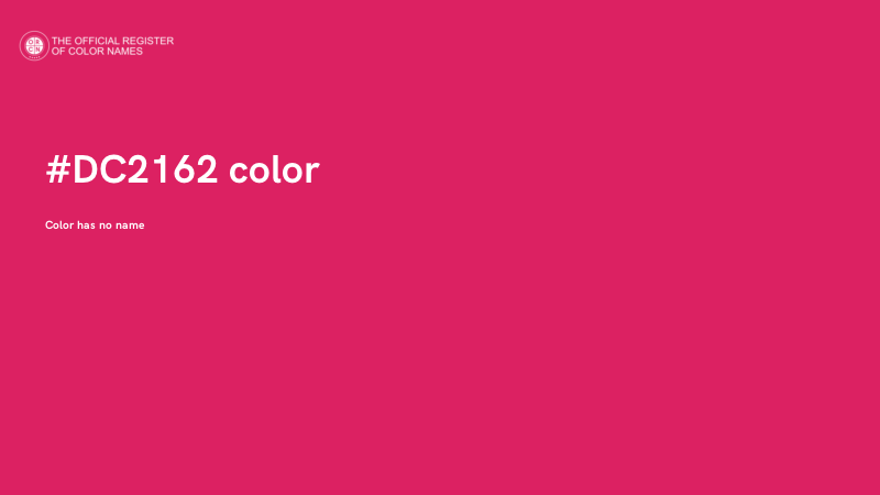 #DC2162 color image