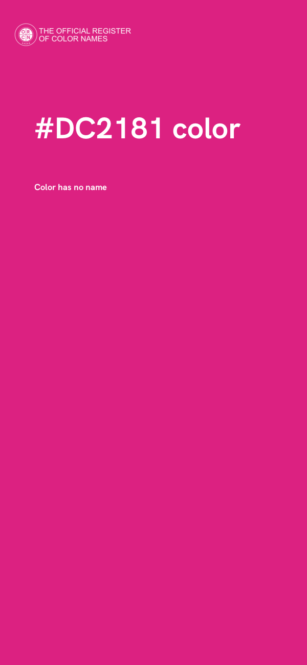 #DC2181 color image