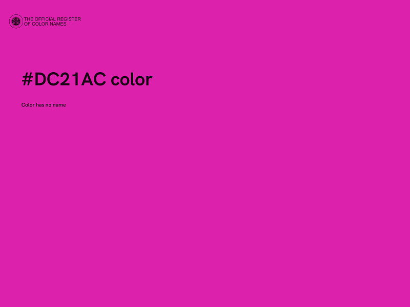 #DC21AC color image