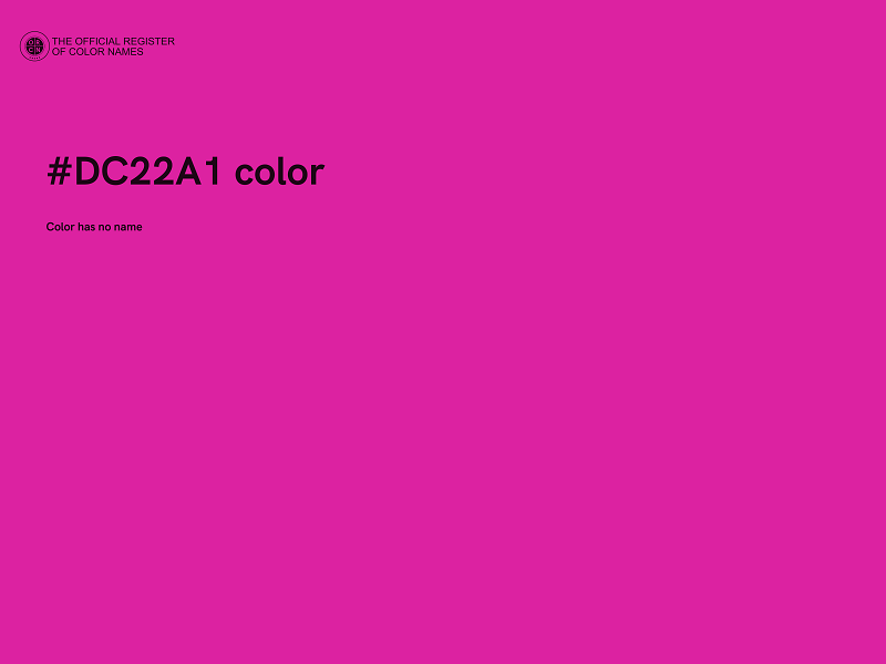 #DC22A1 color image