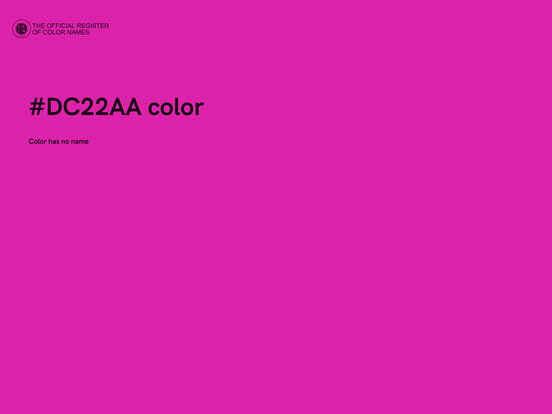 #DC22AA color image