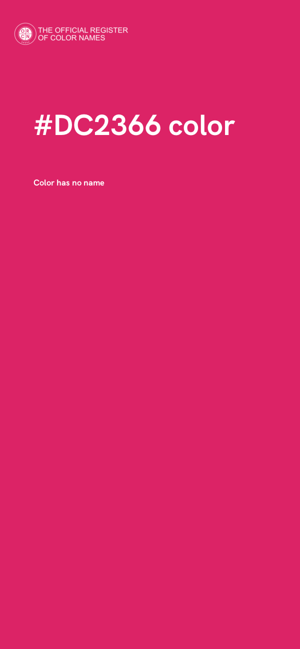 #DC2366 color image