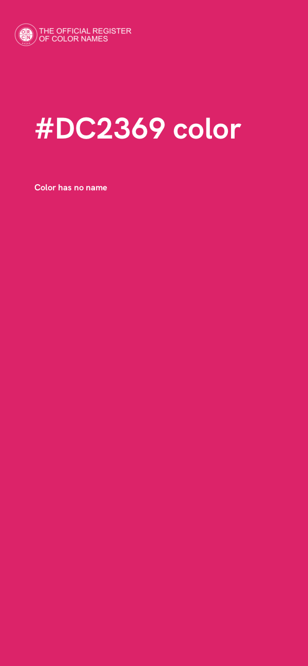 #DC2369 color image