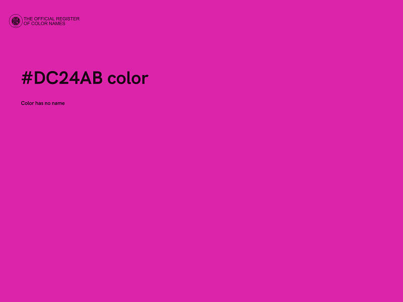 #DC24AB color image