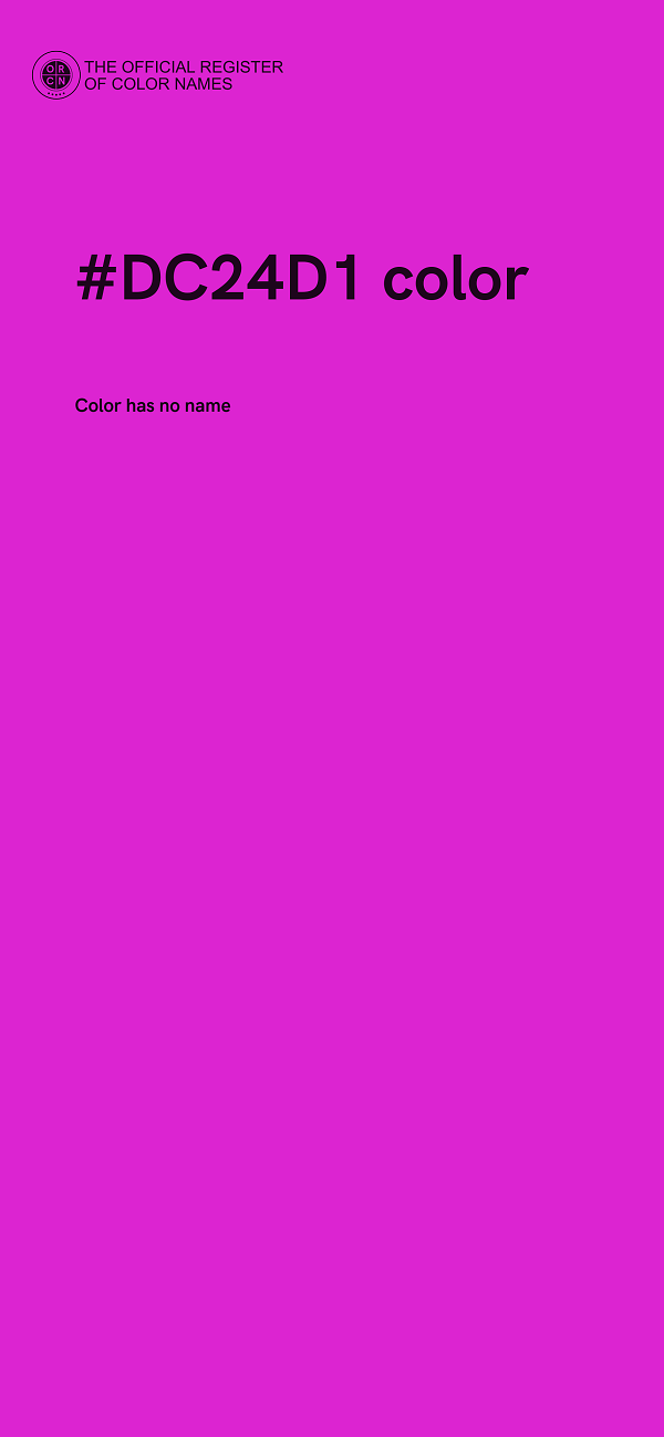 #DC24D1 color image