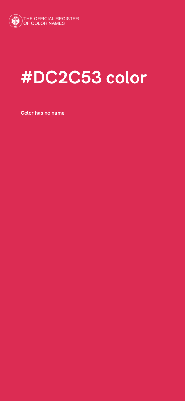 #DC2C53 color image