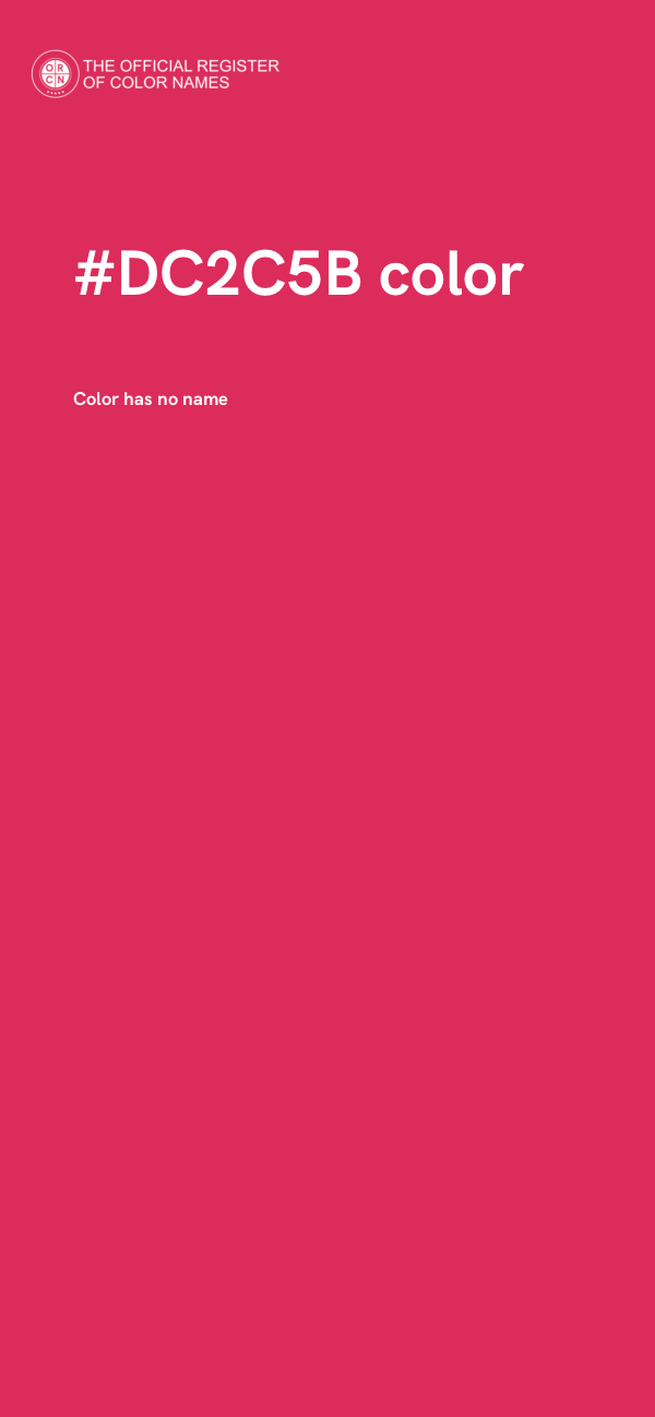 #DC2C5B color image