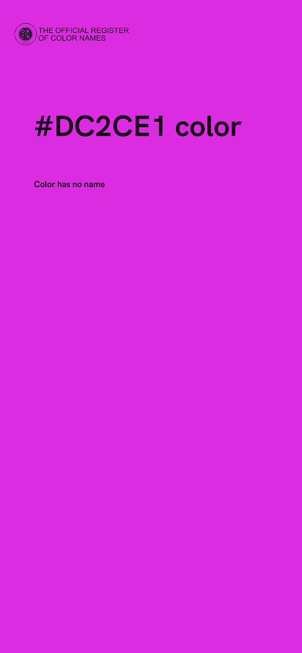 #DC2CE1 color image