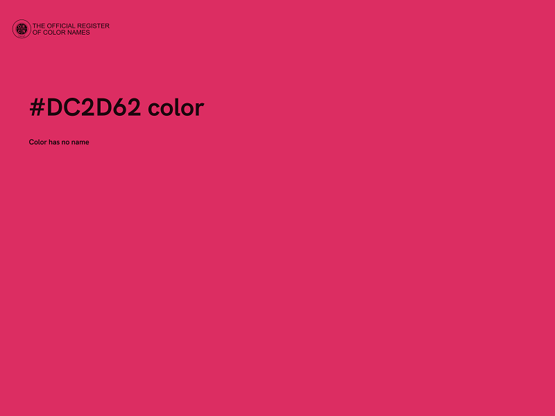 #DC2D62 color image