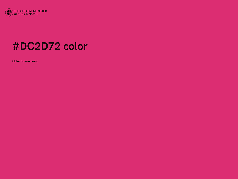 #DC2D72 color image