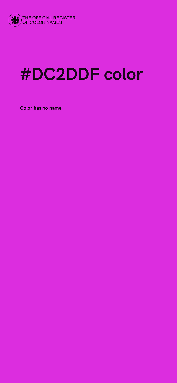 #DC2DDF color image
