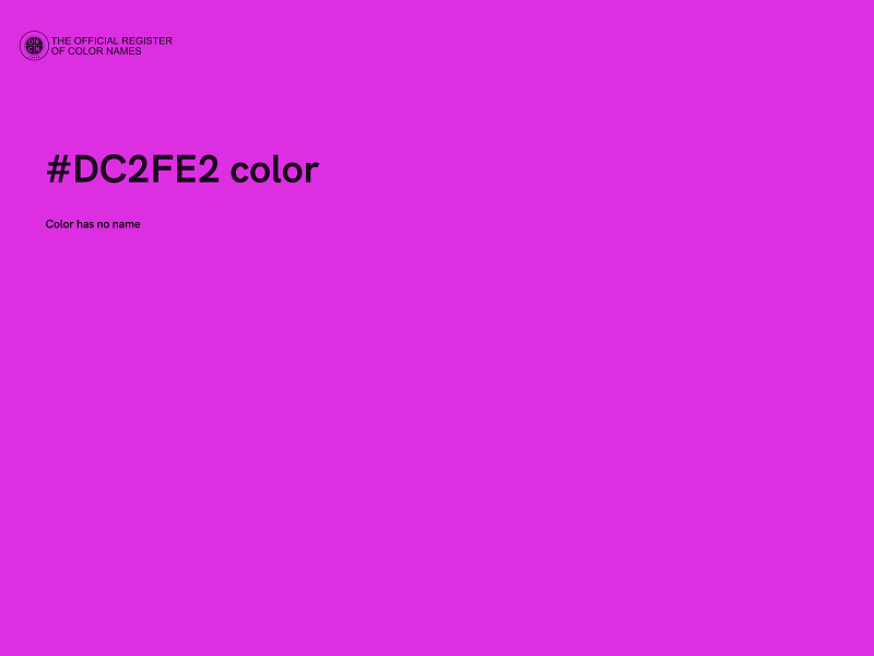 #DC2FE2 color image