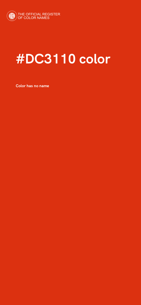 #DC3110 color image