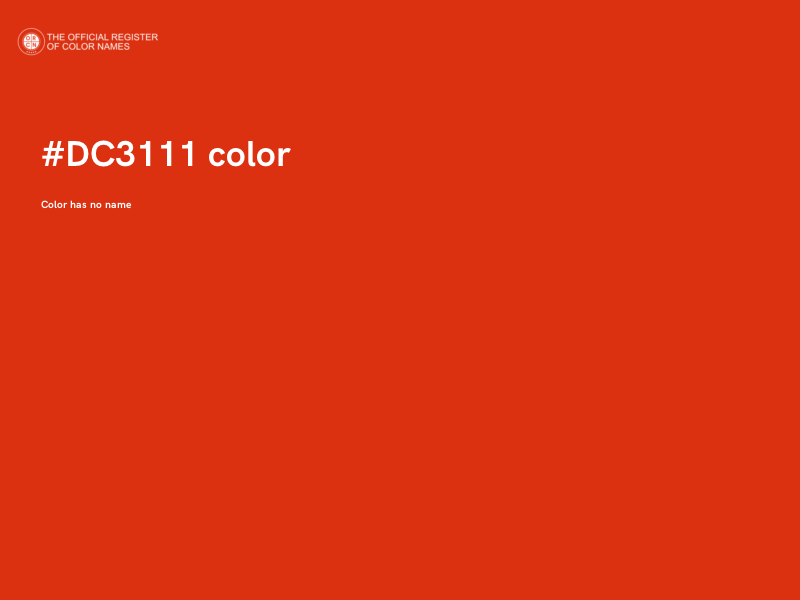 #DC3111 color image
